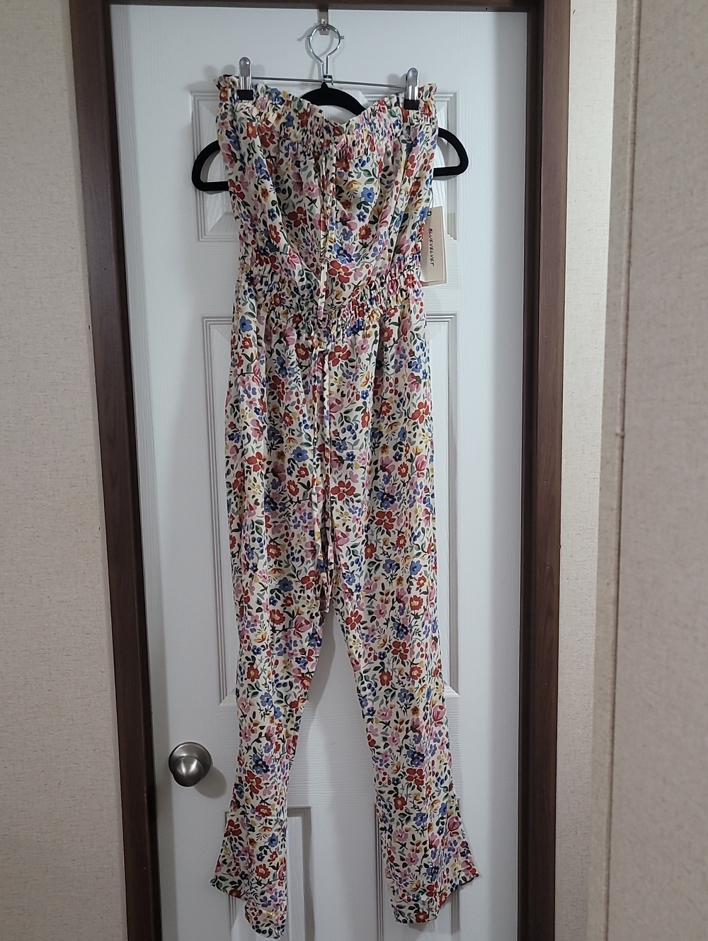 BlueVelvet Floral Strapless Jumpsuit - Multicolor